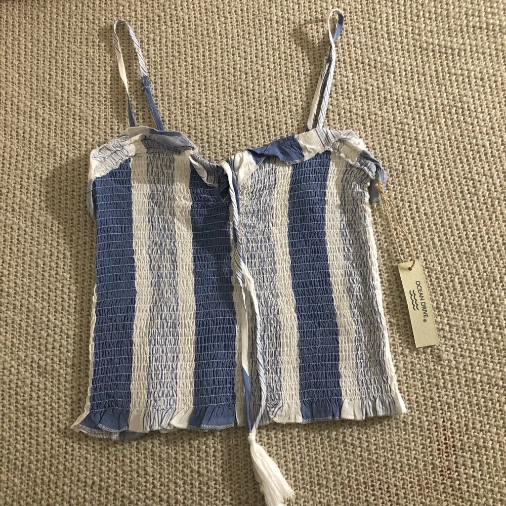 Ocean Drive blue and white